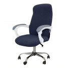 Anyseat Office Chair Cover Navy Waterproof Anti Dirt Stretchable Spandex Jacquard Slipcover