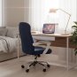 Anyseat Office Chair Cover Navy Waterproof Anti Dirt Stretchable Spandex Jacquard Slipcover