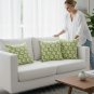 Anypillow Daisy Plush Pillowcase Floral Cushion Cover
