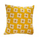 Anypillow Pillowcase Daisy Floral Embroidered Decorative Cushion Cover