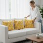 Anypillow Pillowcase Daisy Floral Embroidered Decorative Cushion Cover