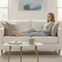 Anypillow Pillowcase Khaki Woven Decorative Cushion Cover