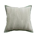 Anypillow Leaf Embroidered Plush Pillowcase Cushion