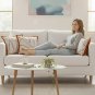 Anypillow Pillowcase White With Orange Abstract Line Print Decorative Cushion Cover