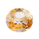 ANYDECO Candle Holder Champagne K9 Crystal Glass Tealight Geometric Tabletop Home Decor