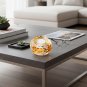 ANYDECO Candle Holder Champagne K9 Crystal Glass Tealight Geometric Tabletop Home Decor