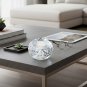 ANYDECO Candle Holder Clear K9 Crystal Glass Tealight Geometric Tabletop Home Decor