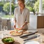 Anygleam 35*11 inch Pizza Cutter Stainless Steel Sharp Pizza tools With Protective Cover