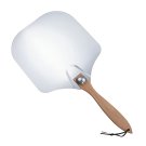 Anygleam 35.5x30.5cm Pizza Shovel With Foldable Wooden Handle Bakeware Kitchen Tools Oxidation Anygleam 35.5x30.5cm Pizza Shovel With Foldable Wooden Handle Bakeware Kitchen Tools Oxidation