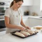 ANYGLEAM Baking Tray 3 Loaf Non Stick Perforated Oven Pastry Pan Molder With Hole