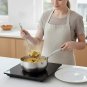 Anygleam Silver Non-Stick Stainless Steel Stock Pot with Lid, Universal Cooker