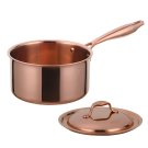 Anygleam Rose Gold 304 Stainless Steel Saucepan with Lid, Small Milk & Soup Pot Anygleam Rose Gold 304 Stainless Steel Saucepan with Lid, Small Milk & Soup Pot
