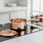 Anygleam Rose Gold 304 Stainless Steel Saucepan with Lid, Small Milk & Soup Pot