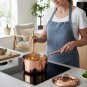 Anygleam Rose Gold 304 Stainless Steel Saucepan with Lid, Small Milk & Soup Pot