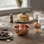 Anygleam 2Pcs Rose Gold Chocolate Melting Pot, Milk Heating Bowl Kitchen Tool