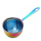 Anygleam 2Pcs Rainbow Mini Pouring Pots, Stainless Steel for Sauce, Chocolate & Butter Anygleam 2Pcs Rainbow Mini Pouring Pots, Stainless Steel for Sauce, Chocolate & Butter