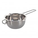 nygleam 1Pc Silver Melting Pot, Chocolate & Milk Heating Kitchenware