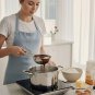 nygleam 1Pc Silver Melting Pot, Chocolate & Milk Heating Kitchenware