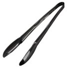 Anygleam Black Stainless Steel Tong, 1Pc Tableware for Salad, BBQ & Grill Anygleam Black Stainless Steel Tong, 1Pc Tableware for Salad, BBQ & Grill