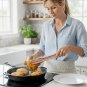 Anygleam 1Pc Rose Gold Stainless Steel Tong, Kitchen Tableware for BBQ & Salad