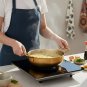 Anygleam Rainbow No.3-S Stainless Steel Stock Pot, Single-Layer HotPot for Soup & Noodles