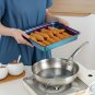 Anygleam Pink Rainbow 1Pc Food Grade Stainless Steel Crisper Box Food Storage with Lid