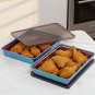 Anygleam Pink Rainbow 1Pc Food Grade Stainless Steel Crisper Box Food Storage with Lid