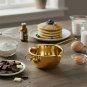 Anygleam 2Pcs Gold Chocolate Melting Pots, Milk Heating Bowls Kitchen Tool