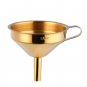 Anygleam 2Pcs Stainless Steel Funnel with Detachable Strainer, Wide Mouth for Jars