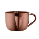 Anygleam 1000ML Rose Gold Oil Separator Pot, Stainless Steel Gravy & Fat Strainer
