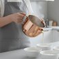 Anygleam 1000ML Rose Gold Oil Separator Pot, Stainless Steel Gravy & Fat Strainer