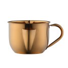 Anygleam 1000ML Gold Oil Separator Pot, Stainless Steel Gravy & Fat Strainer