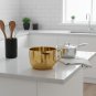 Anygleam 1000ML Gold Oil Separator Pot, Stainless Steel Gravy & Fat Strainer