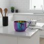 Anygleam 1000ML Rainbow Oil Separator Pot, Stainless Steel Gravy & Fat Strainer