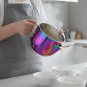 Anygleam 1000ML Rainbow Oil Separator Pot, Stainless Steel Gravy & Fat Strainer