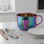 Anygleam 1000ML Rainbow Oil Separator Pot, Stainless Steel Gravy & Fat Strainer