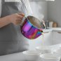 Anygleam 1000ML Rainbow Oil Separator Pot, Stainless Steel Gravy & Fat Strainer