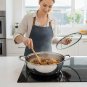 ANYGLEAM Silver Stainless Steel Stock Pot, Single-Layer Soup & Cooking Tool