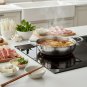 Anygleam Silver-L Stainless Steel Stock Pot, Single-Layer HotPot for Soup & Noodles