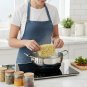 Anygleam Silver-L Stainless Steel Stock Pot, Single-Layer HotPot for Soup & Noodles