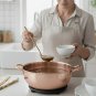 ANYGLEAM Rose Gold Stainless Steel Stock Pot, Single-Layer Soup & Cooking Tool