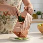 Anygleam Rose Gold Stainless Steel Multi-Function Food Slicer Tool