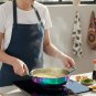 Anygleam Rainbow No.0-S Stainless Steel Stock Pot, Single-Layer HotPot for Soup & Noodles