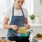Anygleam Rainbow No.0-S Stainless Steel Stock Pot, Single-Layer HotPot for Soup & Noodles