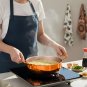 Anygleam Rainbow No.3-L Stainless Steel Stock Pot, Single-Layer HotPot for Soup & Noodles