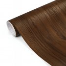 ANYHOUZ Vinyl Floor Tile 40x300cm Dark Brown Wood Grain Waterproof ANYHOUZ Vinyl Floor Tile 40x300cm Dark Brown Wood Grain Waterproof