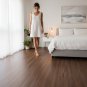ANYHOUZ Vinyl Floor Tile 40x300cm Dark Brown Wood Grain Waterproof