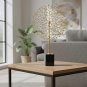 ANYHOUZ 33cm Luxury Metal Tree Tabletop Decor, Modern Ornament with Marble Base