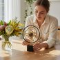 ANYHOUZ 43cm Metal Globe Tabletop, Modern Home Decor Ornament for Living Room