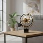 ANYHOUZ 43cm Metal Globe Tabletop, Modern Home Decor Ornament for Living Room